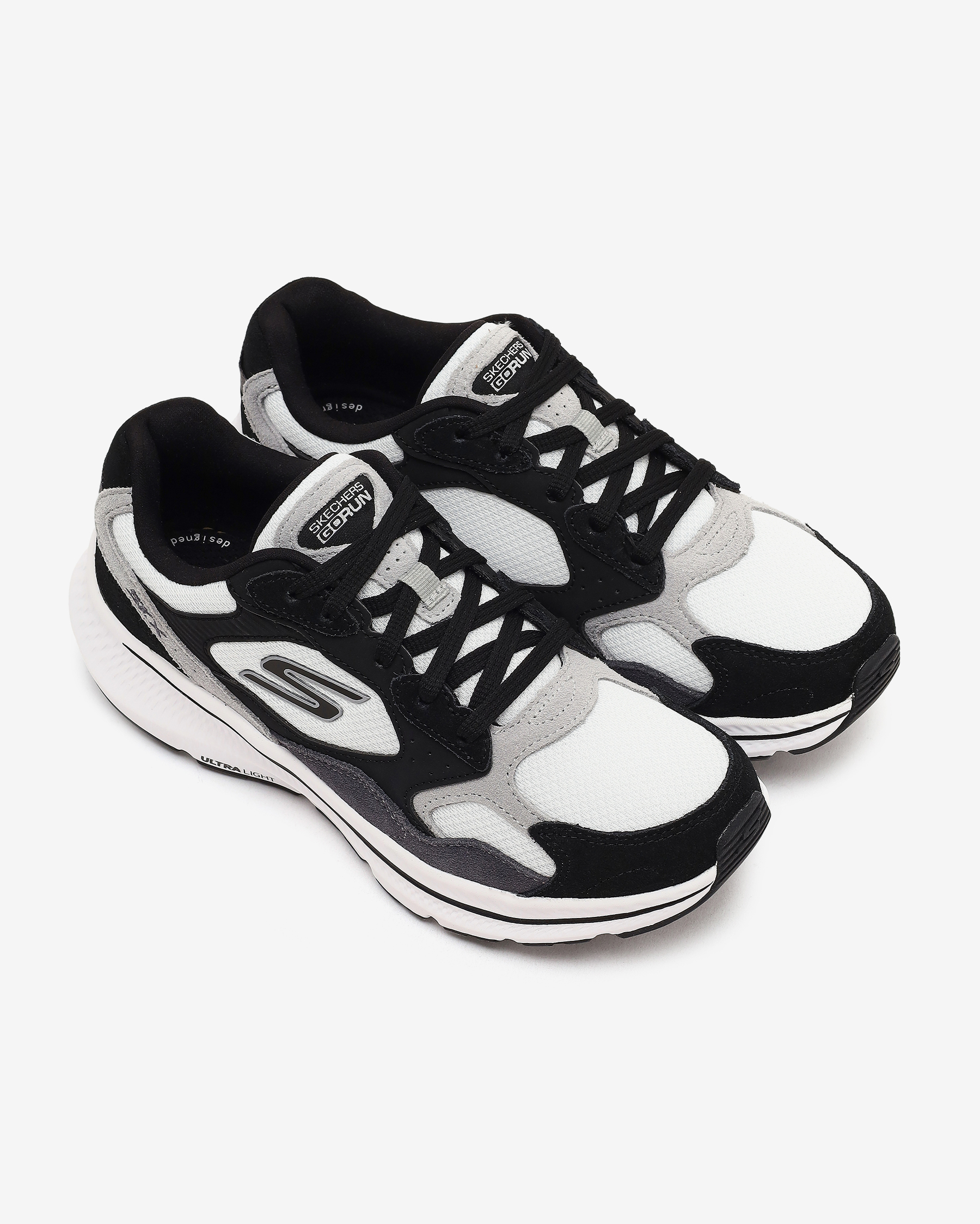 Skechers Go Run Consistent 2.0 Retro Stride Kadın Siyah Sneakers